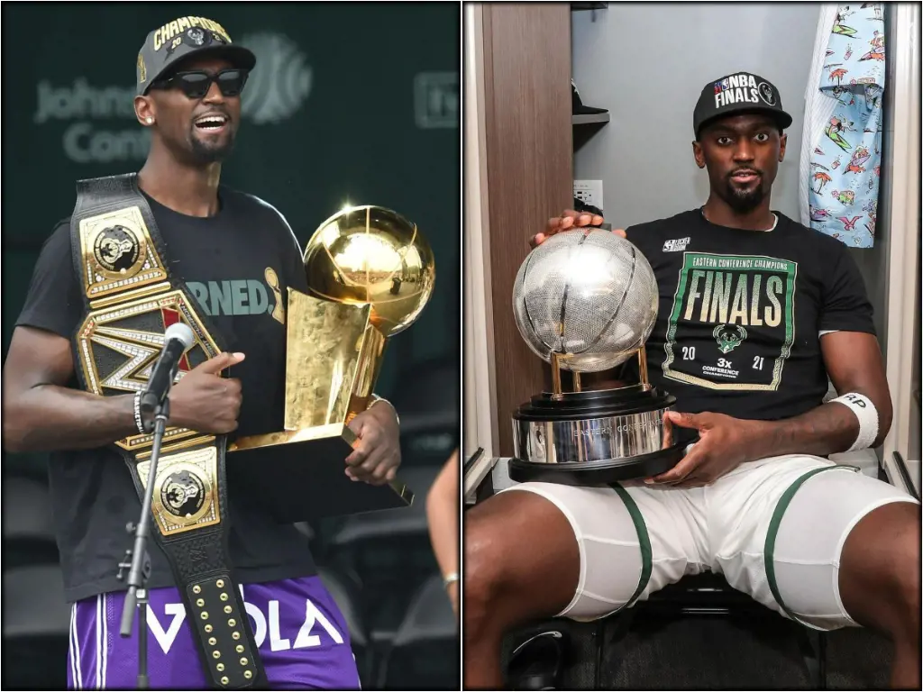 Portis won his first championship ring in 2021 playing for the Milwaukee Bucks.