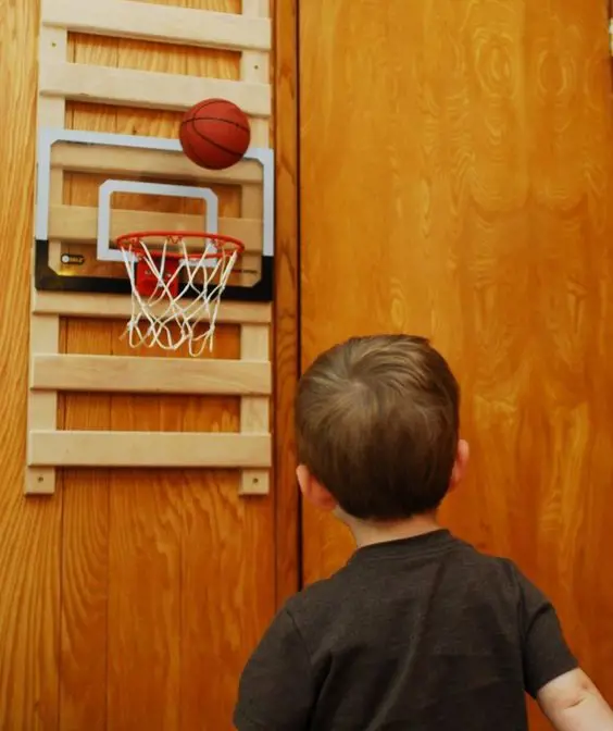 Elementary schools have various heights of hoops according to the age of players
