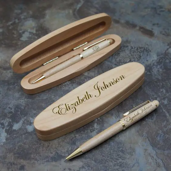 A customized pen is a unique and practical gift idea