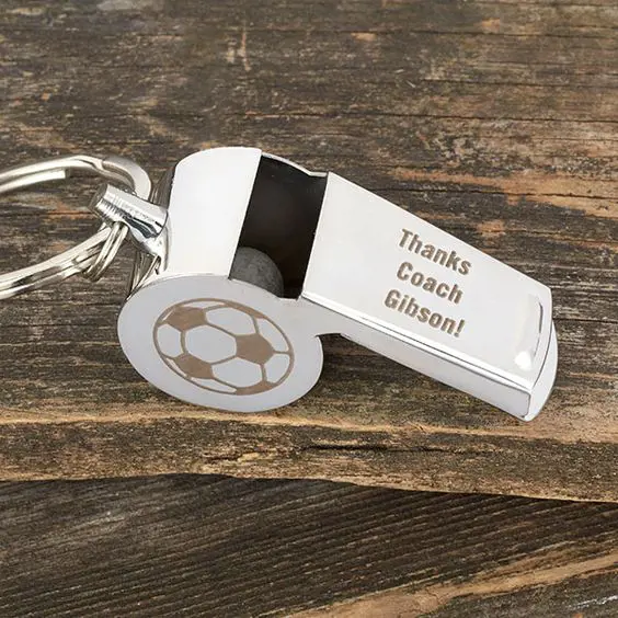 Customized whistle is a great present option for coaches