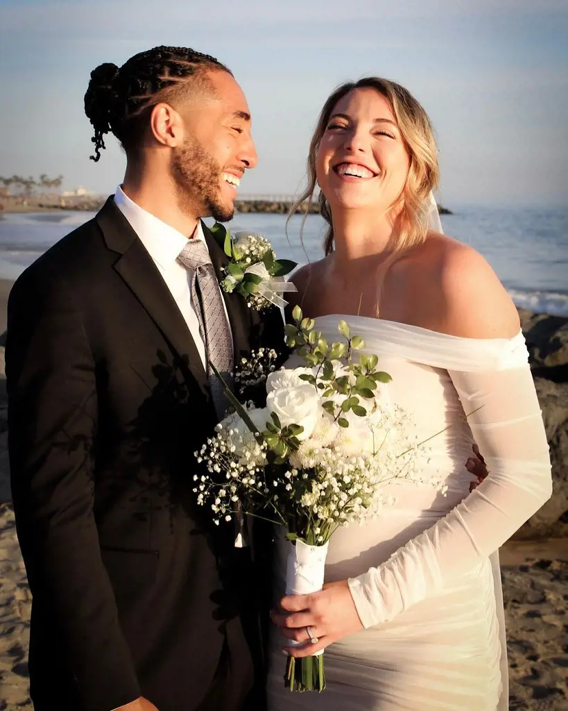 Katie tied the knots with her athlete lover Devin Cannady on April 22, 2023 