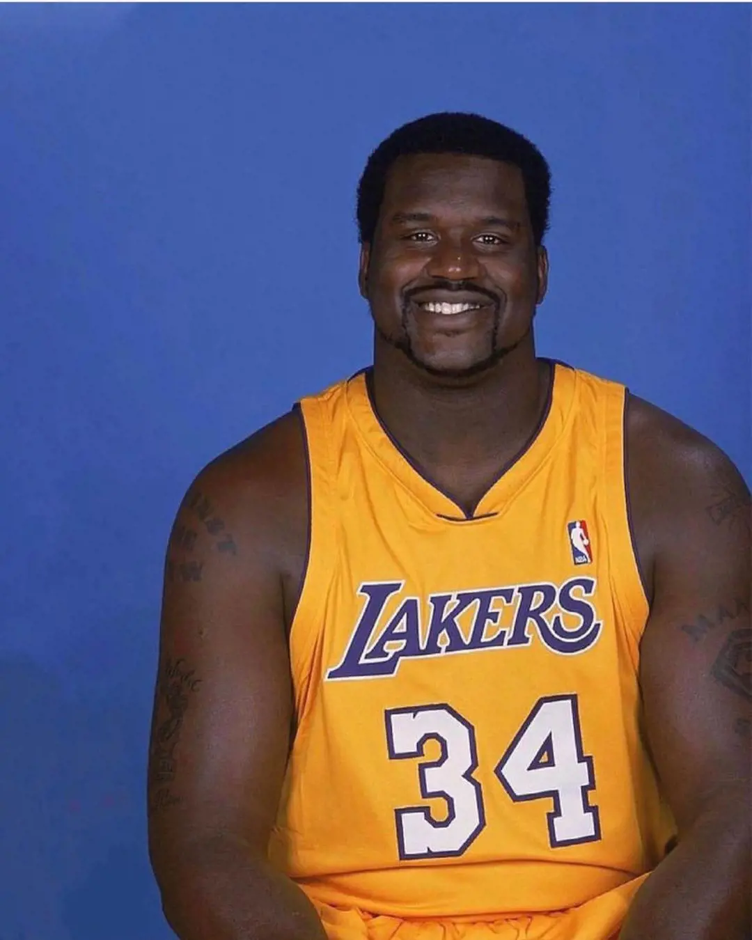 Shaq once had a head full of hair during early NBA days