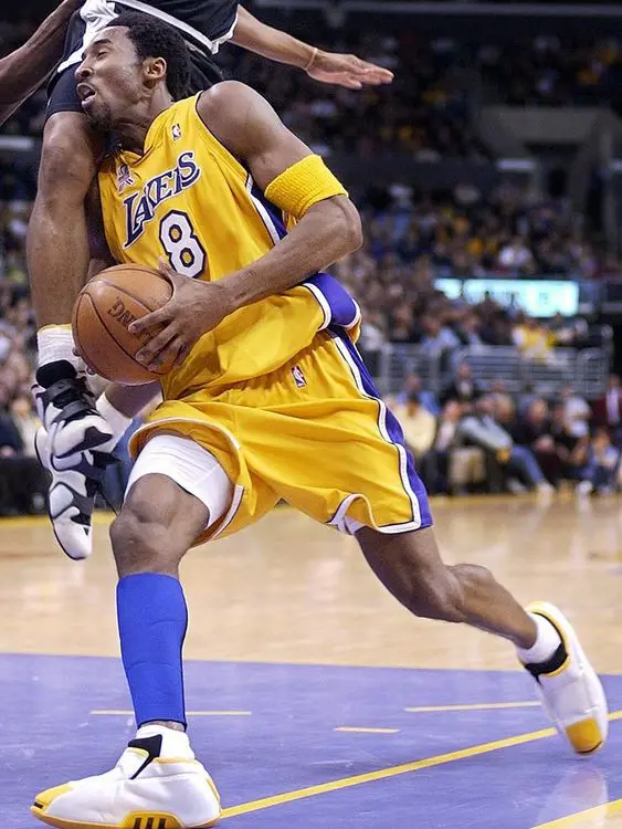 Bryant played a game wearing his signature collection with the Sportswear company 