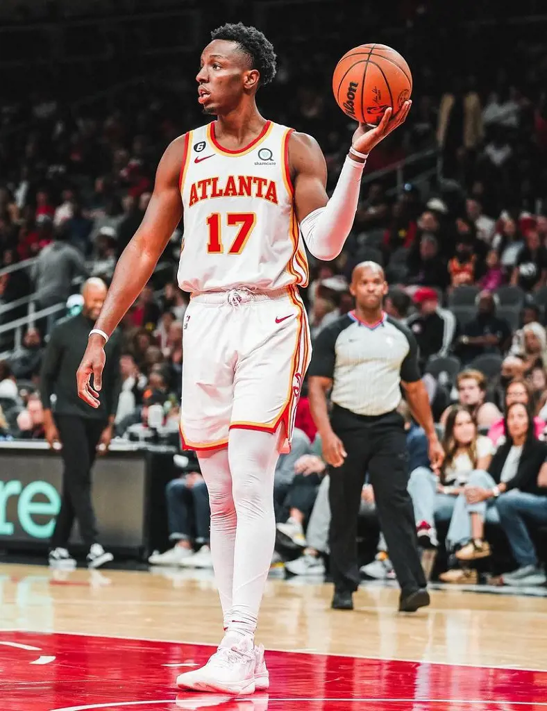 Onyeka posted portraits denoting his third year with the Hawks