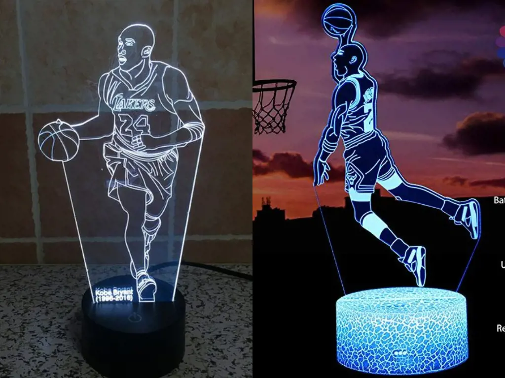 These 3D basketball lamp of you favorite players could be the best thing in the room.