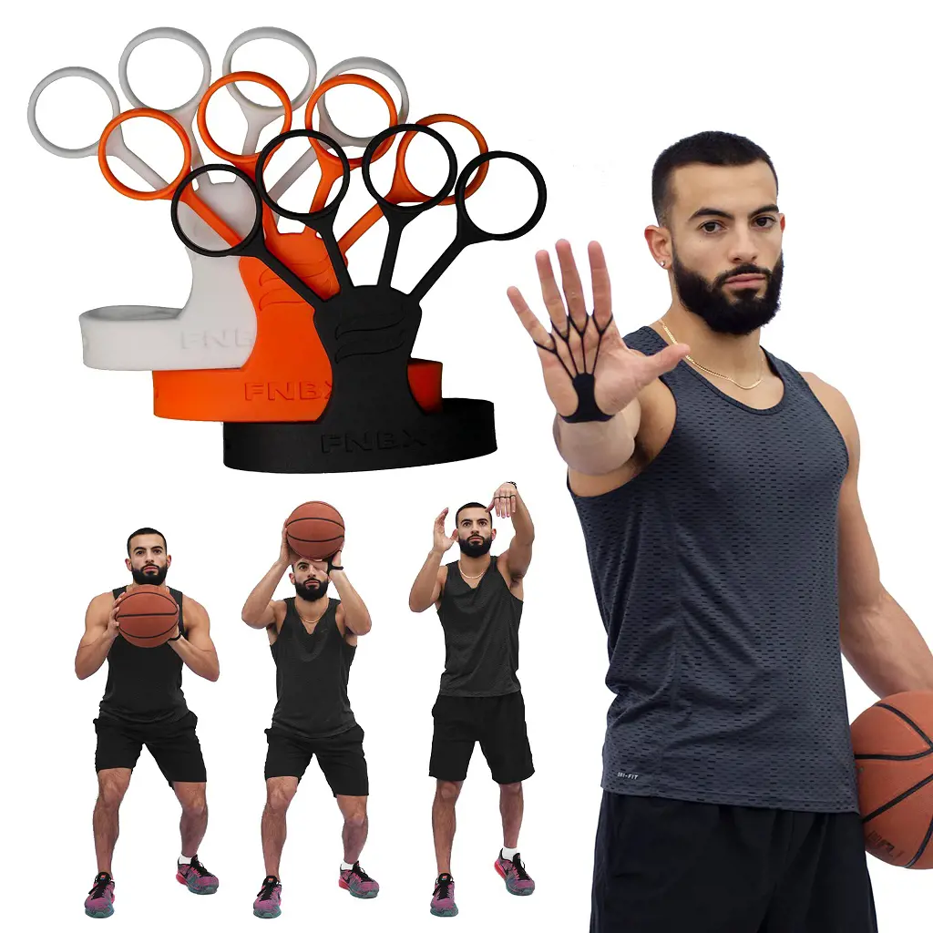 The Finger gloves are designed to train your follow-through muscles when shooting a basketball.