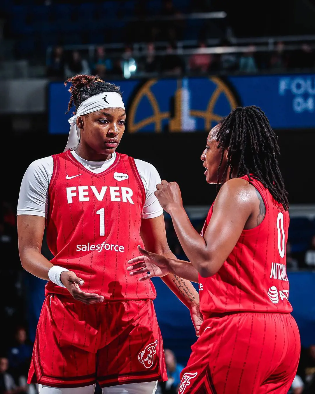 NaLyssa Smith(left) And Kelsey Mitchell(right) During A Matchup On 18 June 2023