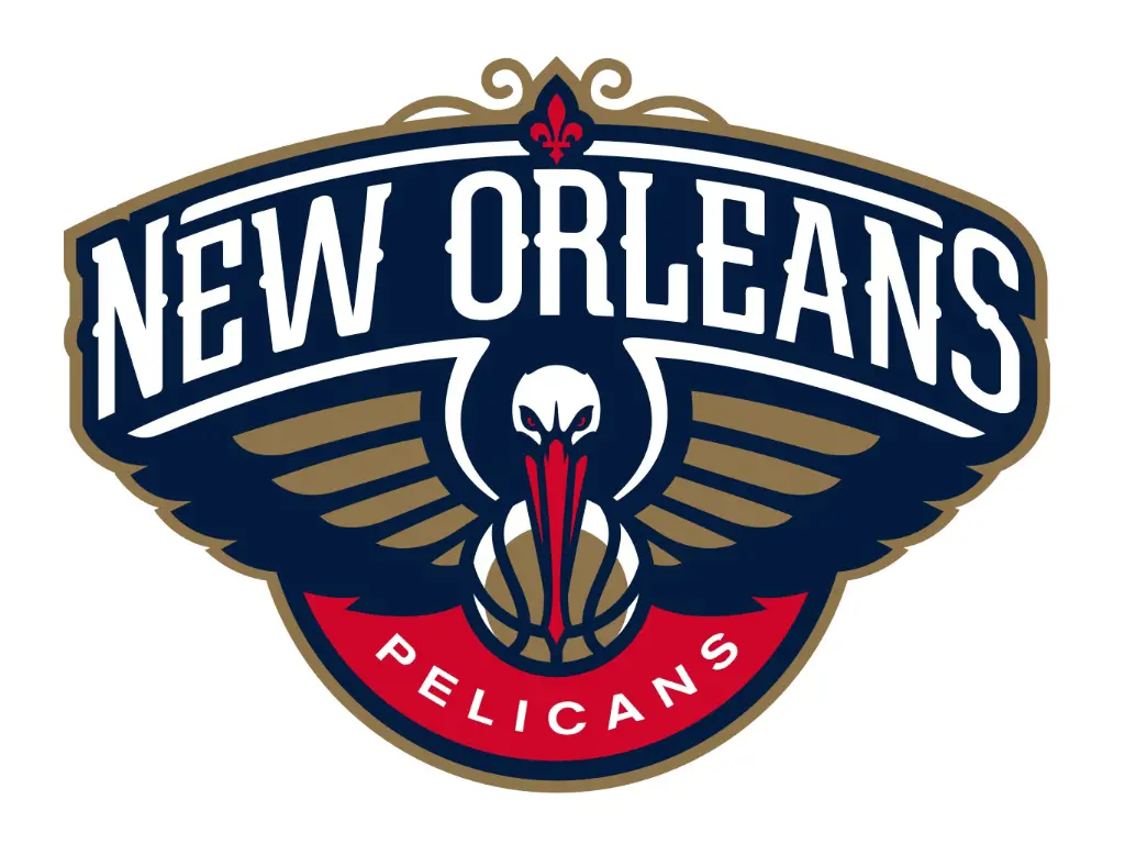 New Orleans Pelicans unveiled their new logo after the announcement of name change from the Hornets in 2013.