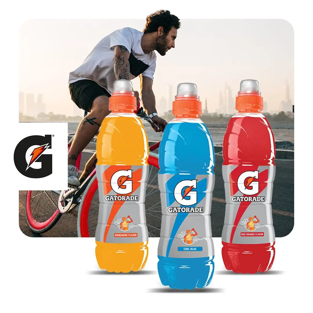 Gatorade drinks partnered with world class athletes and sportspeople