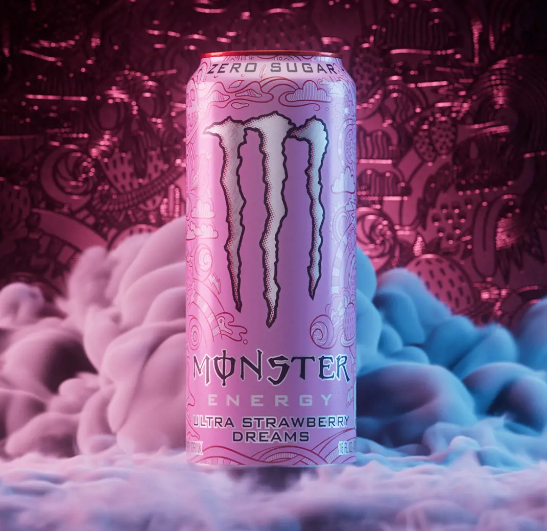 Monster energy drinks come with their unique design which is famous worldwide