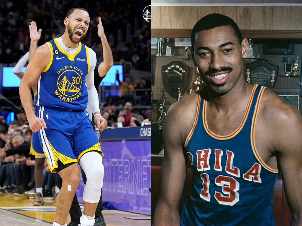 Stephen Curry and Wilt Chamberlain are the two generation of best players in the Warriors history.