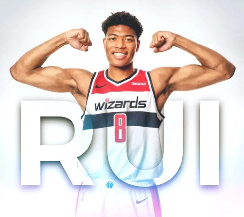 Rui was the ninth overall pick by the Wizards during the 2019 NBA Draft